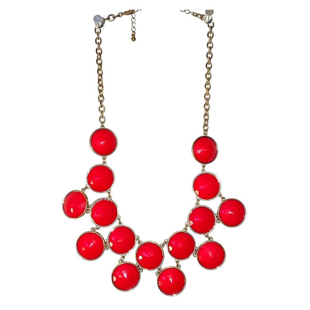 Red Rounds Necklace
